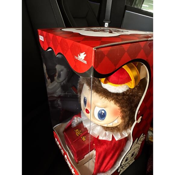 Authentic POP MART Labubu Monsters Lets Checkmate Vinyl Plush Doll King (US) - Picture 3 of 13